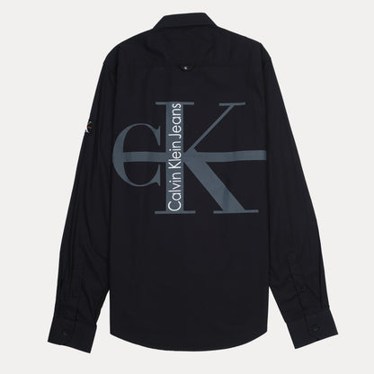Calvin Klein Effortlessly Chic Black Button-Up Shirt