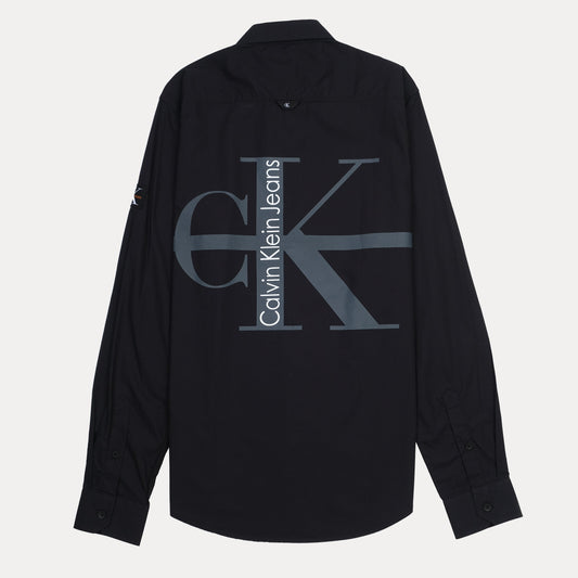Calvin Klein Effortlessly Chic Black Button-Up Shirt