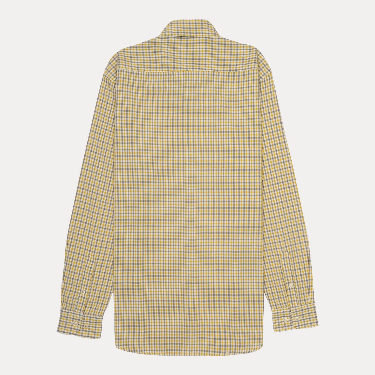 POLO RALPH LAUREN Custom Fit Yellow Checkered Button-Down Shirt