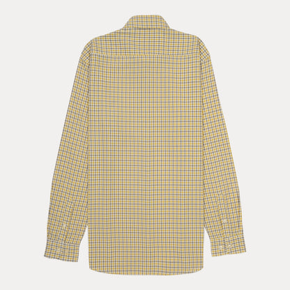 POLO RALPH LAUREN Custom Fit Yellow Checkered Button-Down Shirt