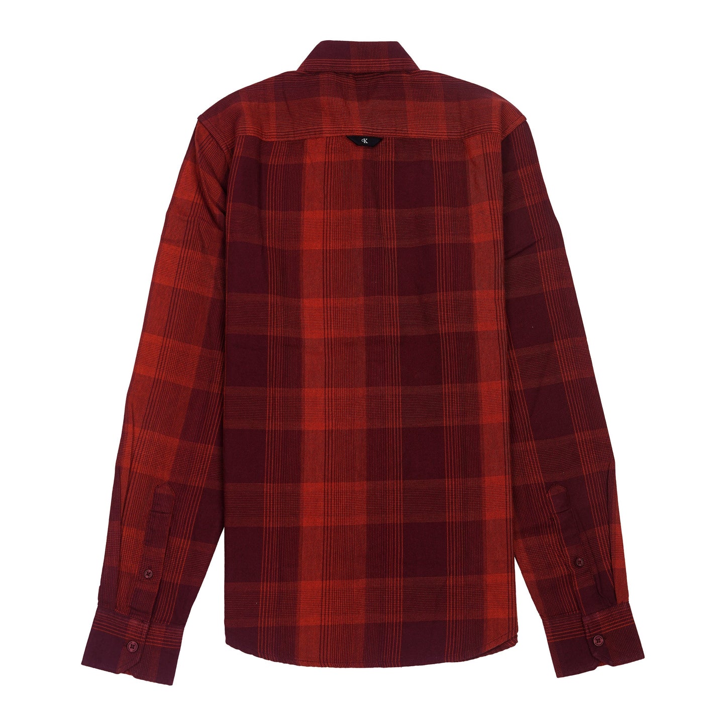 CALVIN KLEIN JEANS Prismatic Ember Tailored Fit Long Sleeve Flannel Shirt