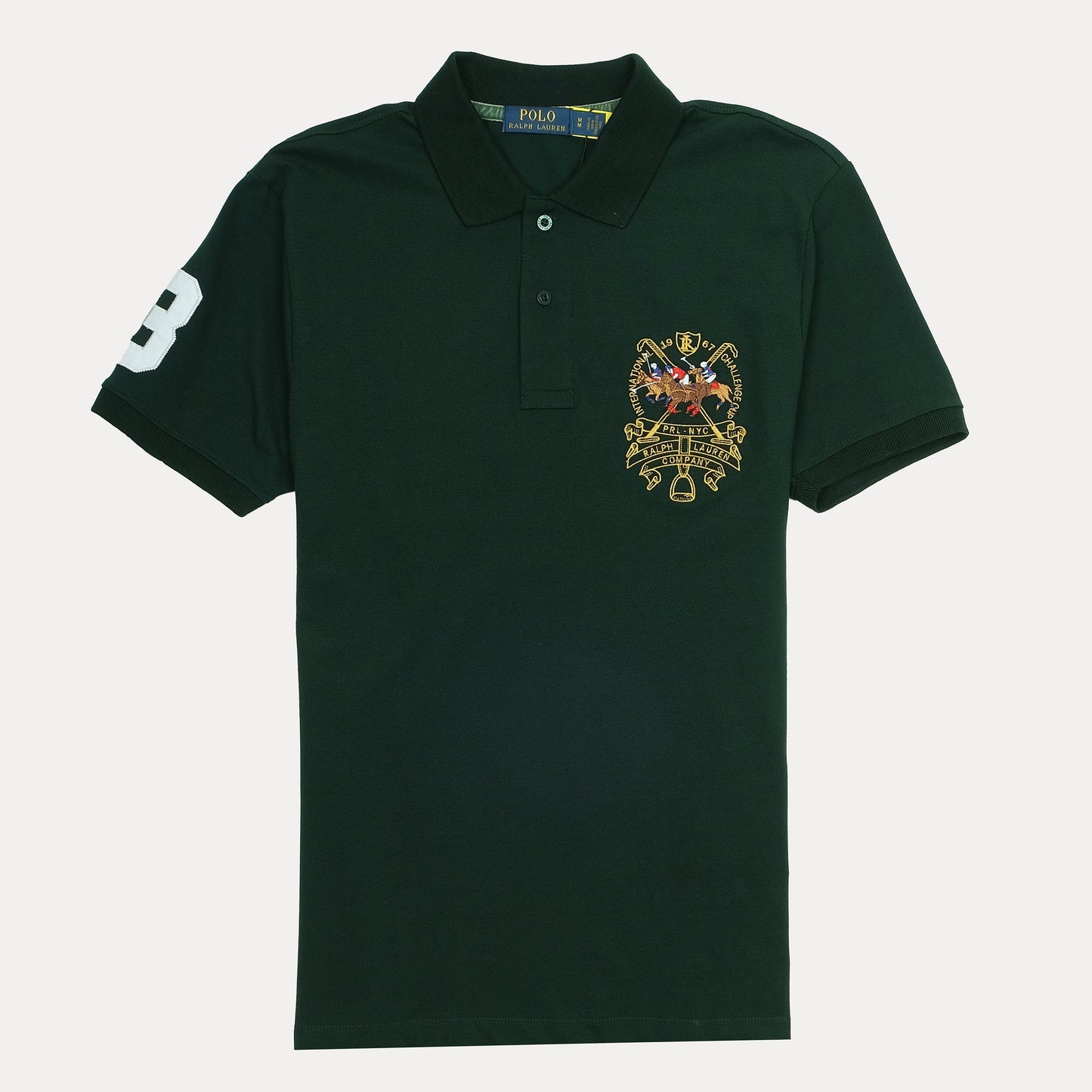 POLO RALPH LAUREN Opulent Pine Classic Fit Short Sleeve Piqu������ Polo Shirt