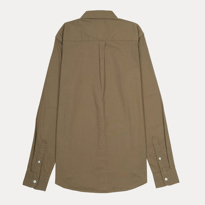 Polo Ralph Lauren Custom Fit Shirt in Earthy Olive Charm