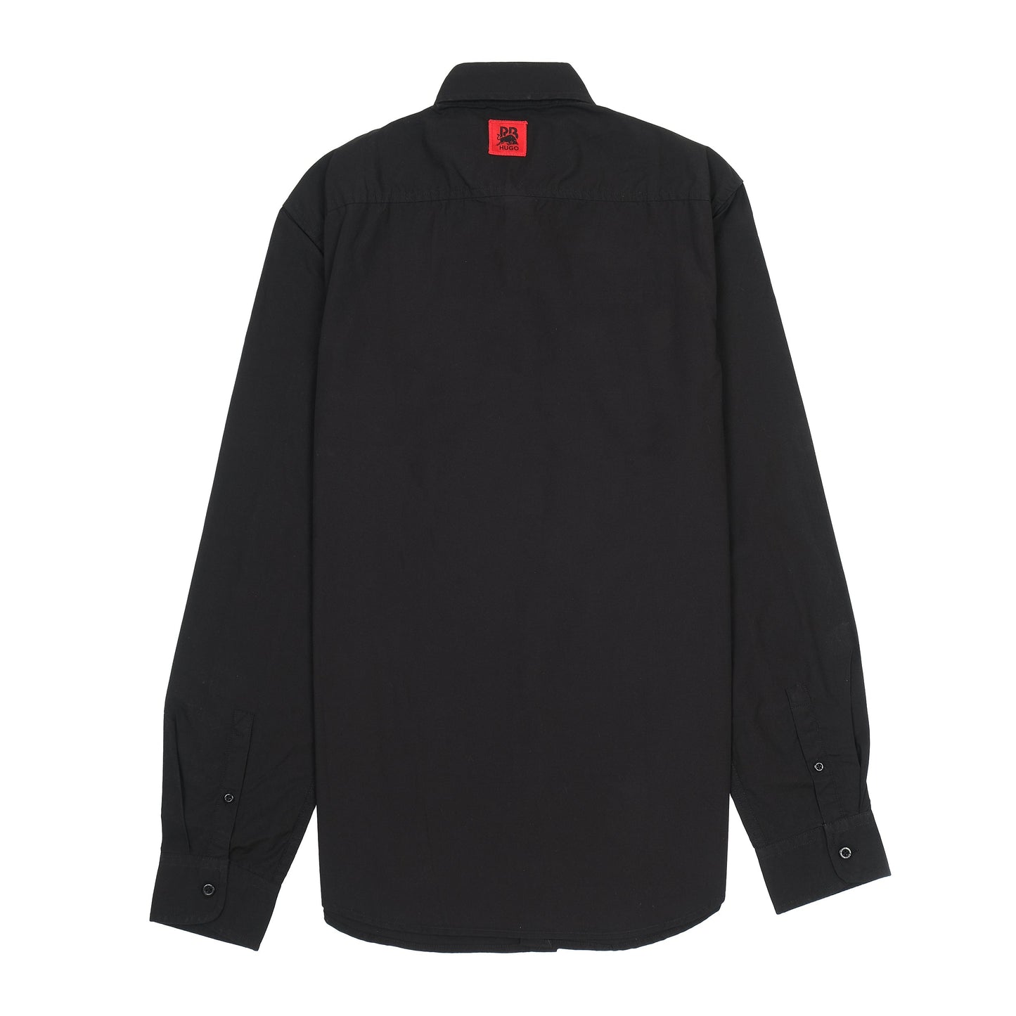 Hugo Boldly Striped Button-Up Shirt in Midnight Black