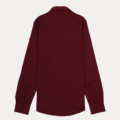 Ralph Lauren Custom Fit Elegant Merlot Long Sleeve Shirt