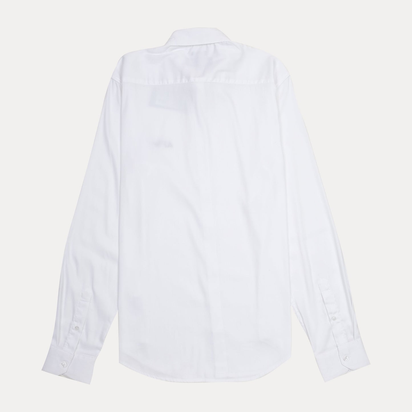 Armani Jeans Elegant Whisper White Button-Up Shirt