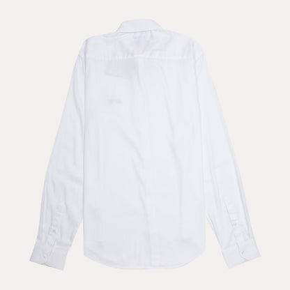 Armani Jeans Elegant Whisper White Button-Up Shirt