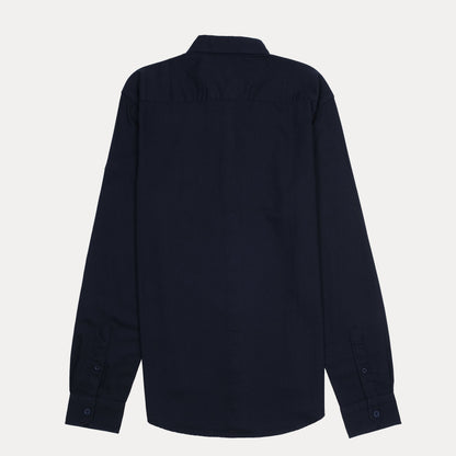KARL LAGERFELD Elegant Midnight Blue Button-Up Shirt