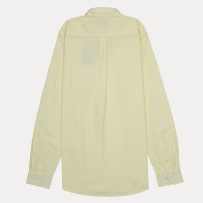 POLO RALPH LAUREN Classic Fit Linen Button-Up Shirt in Soft Yellow
