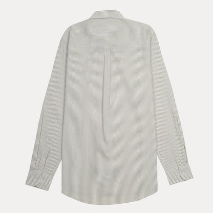 harmont&blaine Striped Elegance Shirt in Soft Sage