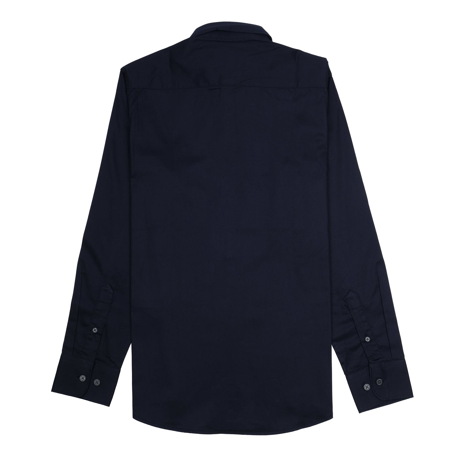 Armani Exchange Elegant Midnight Blue Button-Up Shirt
