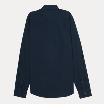 KENZO Elegant Midnight Blue Button-Up Shirt