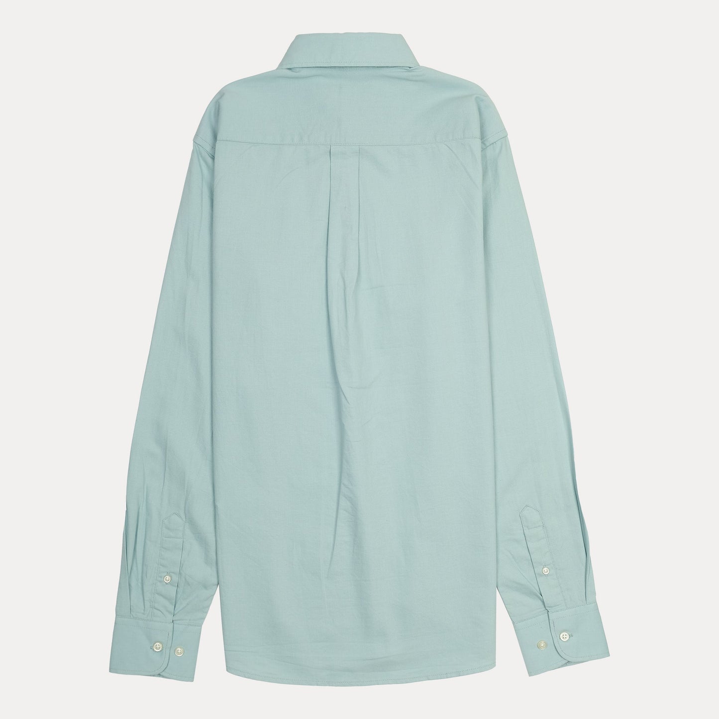 RALPH LAUREN Prismatic Teal Custom Fit Long Sleeve Button-Down Shirt