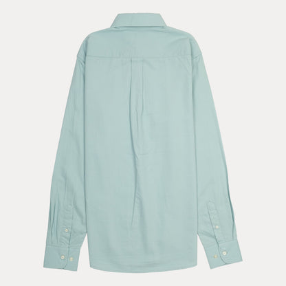 RALPH LAUREN Prismatic Teal Custom Fit Long Sleeve Button-Down Shirt