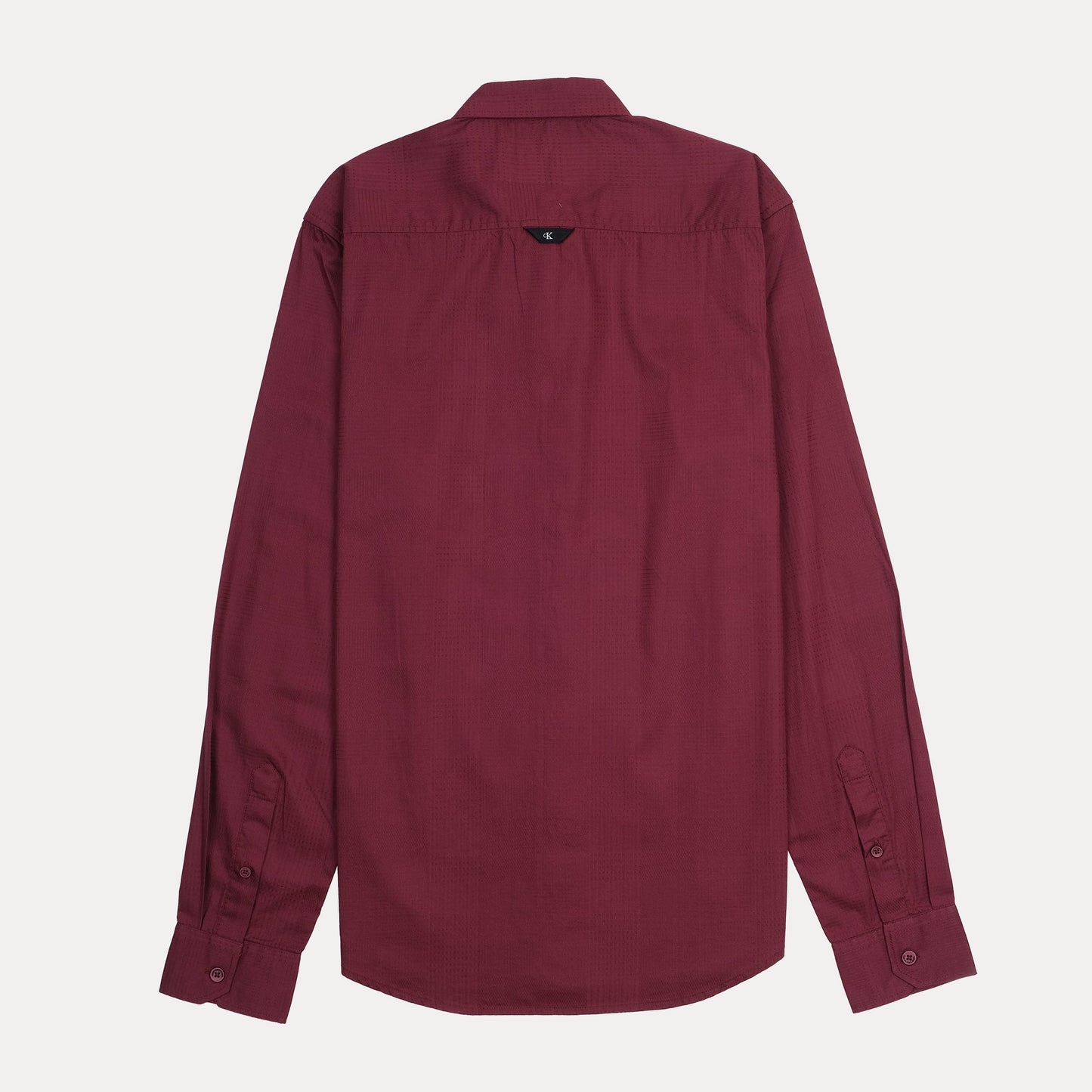Calvin Klein Elegant Merlot Button-Up Shirt