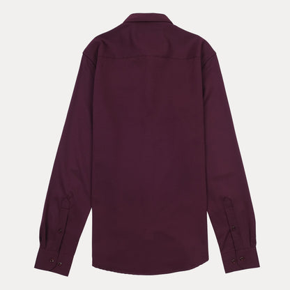 Ralph Lauren Custom Fit Shirt in Majestic Merlot