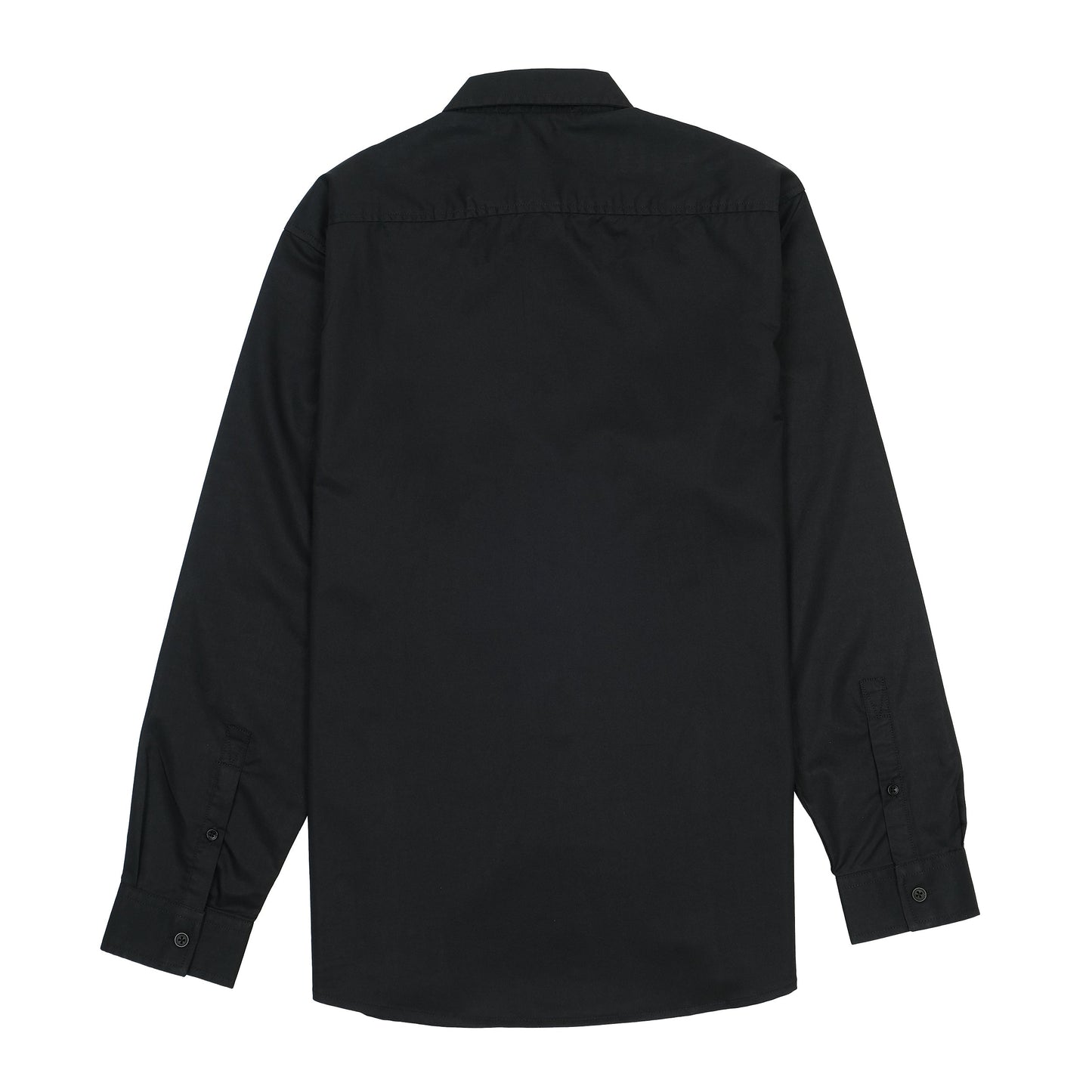 Versace Jeans Couture Elegant Midnight Black Button-Up Shirt