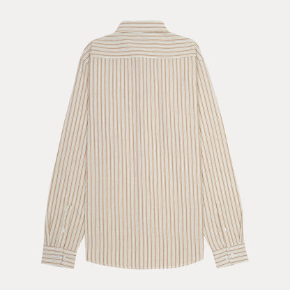 Calvin Klein Jeans Striped Elegance Shirt in Warm Sand