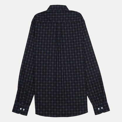 GANT Tech Prep Black Check Button-Up Shirt