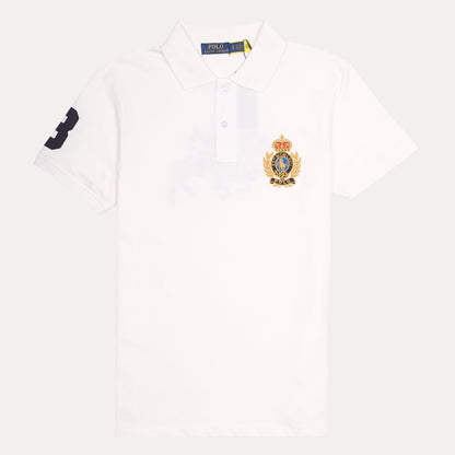 POLO RALPH LAUREN Whimsical Pearl Classic Fit Short Sleeve Piqu������ Polo Shirt