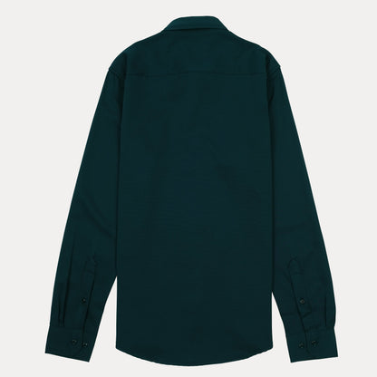 Polo Ralph Lauren Custom Fit Long Sleeve Shirt in Enchanted Forest Green