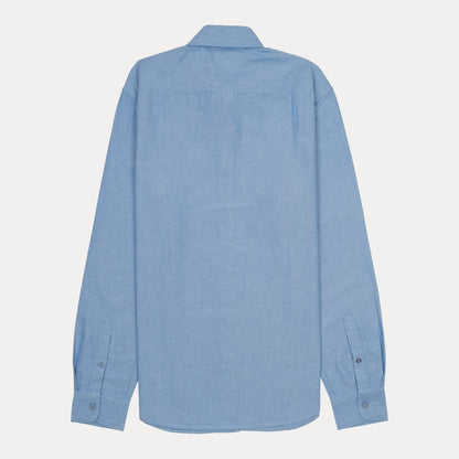 DSQUARED2 Opulent Azure Long Sleeve Button-Up Shirt