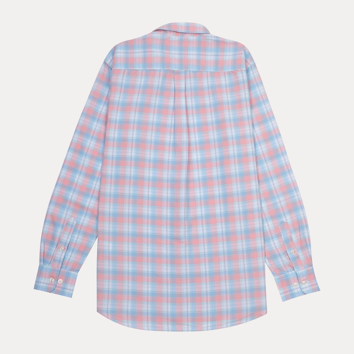 Polo Ralph Lauren Cotton Custom Fit Plaid Shirt in Serene Sunrise
