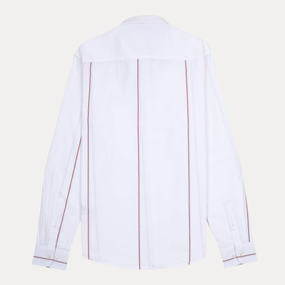 Tommy Hilfiger Organic Cotton Striped Elegance Shirt in Crisp White