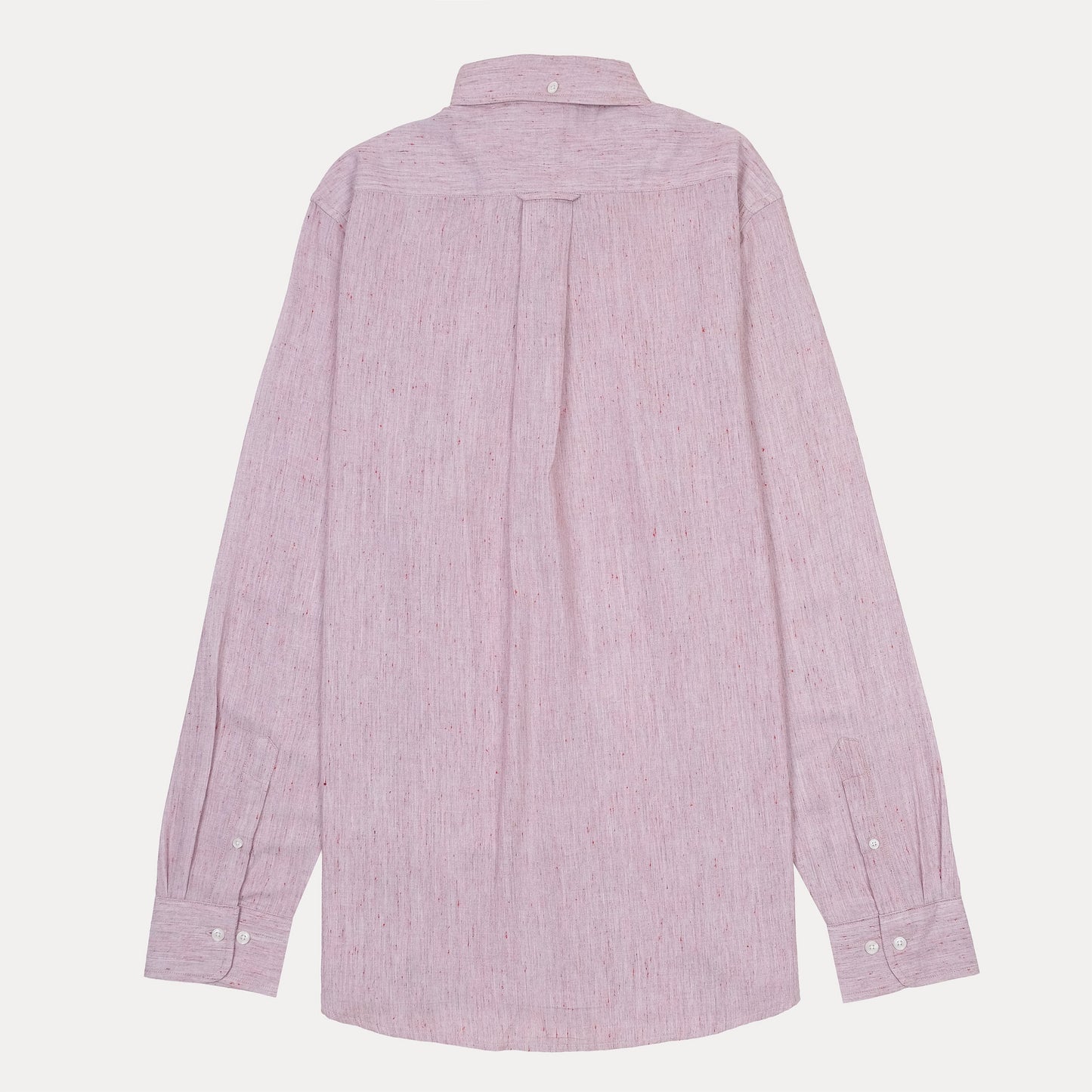 [Mélange Slub Linen] GANT Melange Button-Up Shirt in Blush Whisper