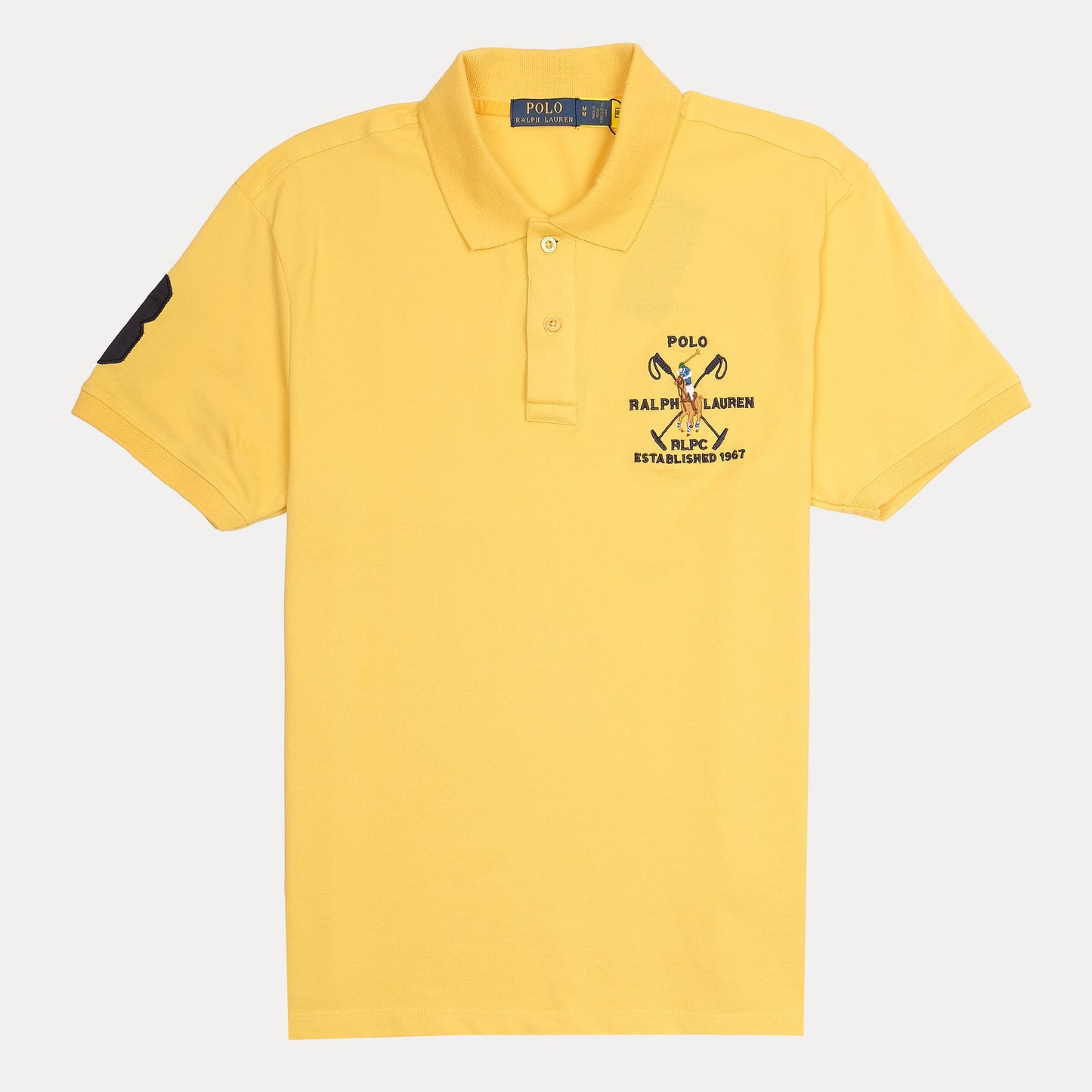 POLO RALPH LAUREN Opulent Marigold Classic Fit Short Sleeve Piqu������ Polo Shirt