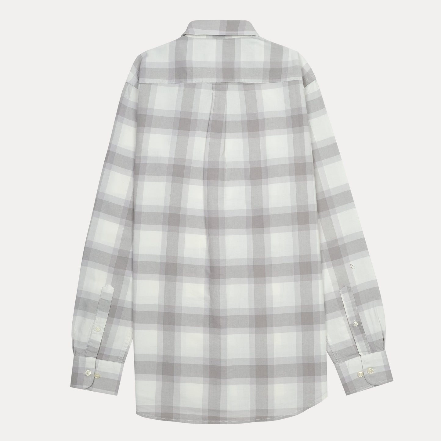 Polo Ralph Lauren Custom Fit Plaid Shirt in Misty Gray