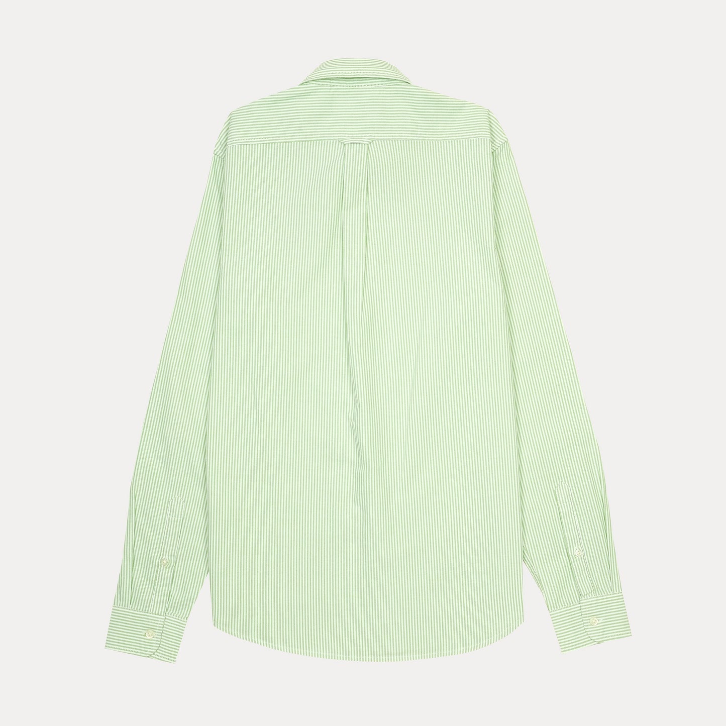 Lacoste Striped Pique Shirt in Fresh Mint Green