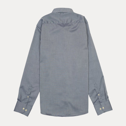 HACKETT SumFit Stylish Slate Grey Button-Up Shirt