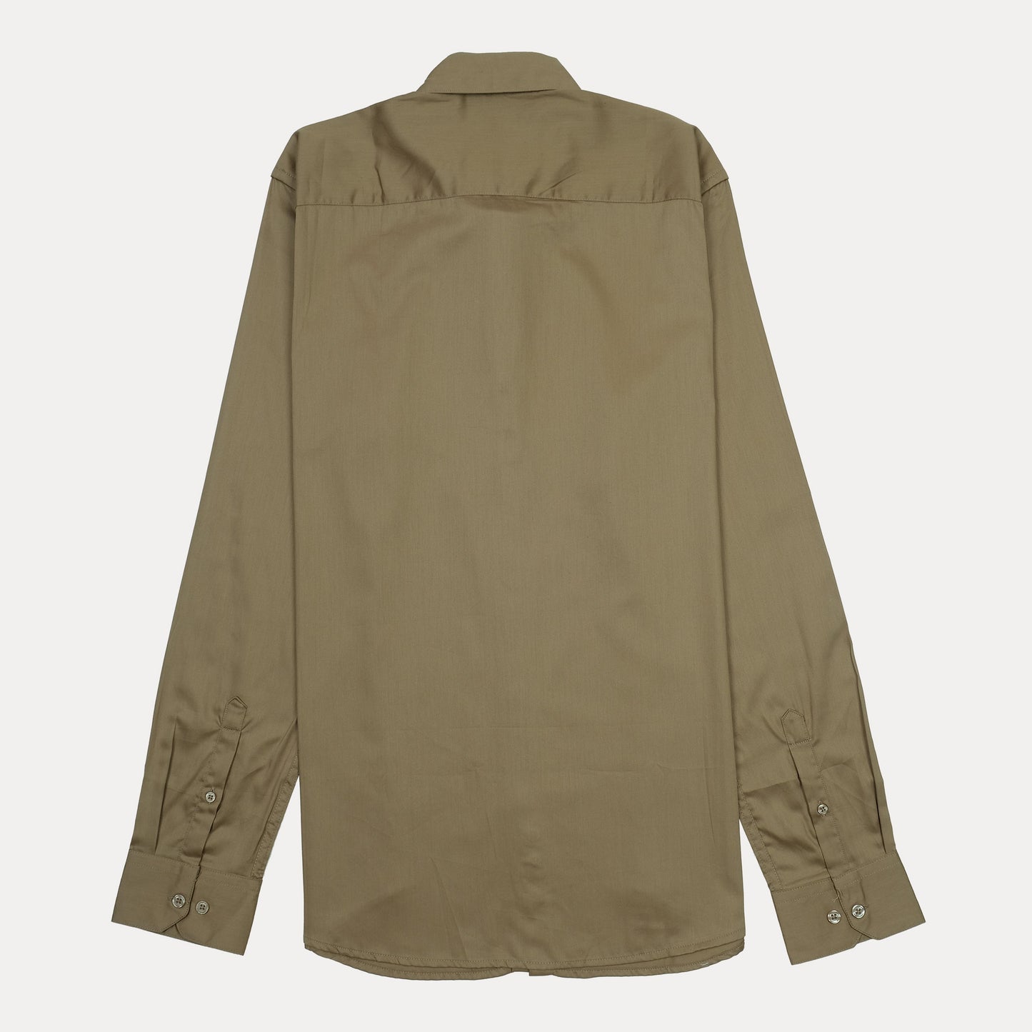 Calvin Klein Jeans Slim Fit Button-Up Shirt in Khaki