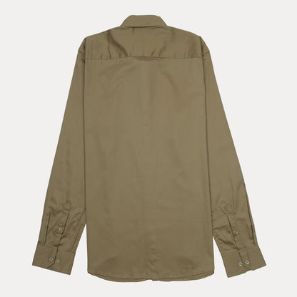 Calvin Klein Jeans Slim Fit Button-Up Shirt in Khaki