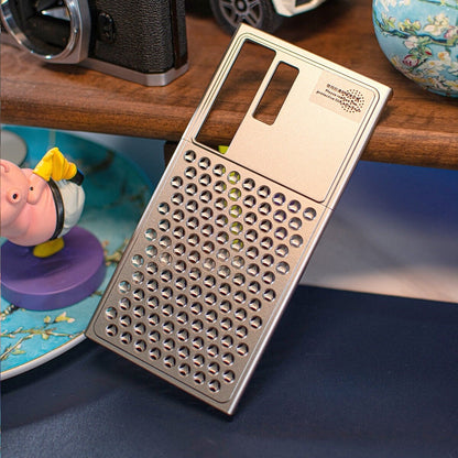 Samsung Galaxy S24 Ultra Heat Dissipation Aluminum Cooling Case with Aroma - Titanium