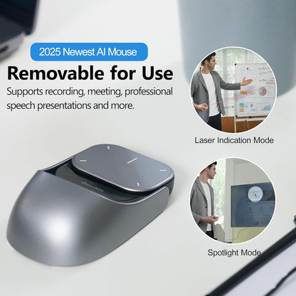 5 in 1 AI-powered Voice Recording Wireless Mouse