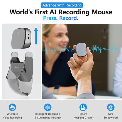 5 in 1 AI-powered Voice Recording Wireless Mouse