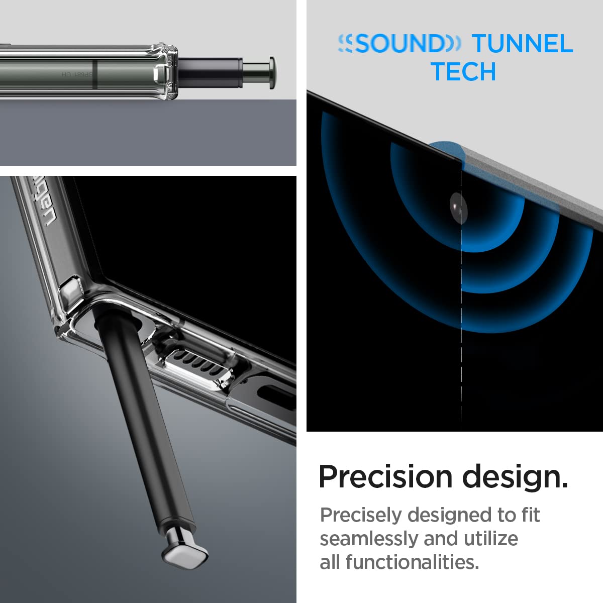 Samsung Galaxy S24 Ultra One Tap Metal Ring MagFit Hard Shell Back Cover Case