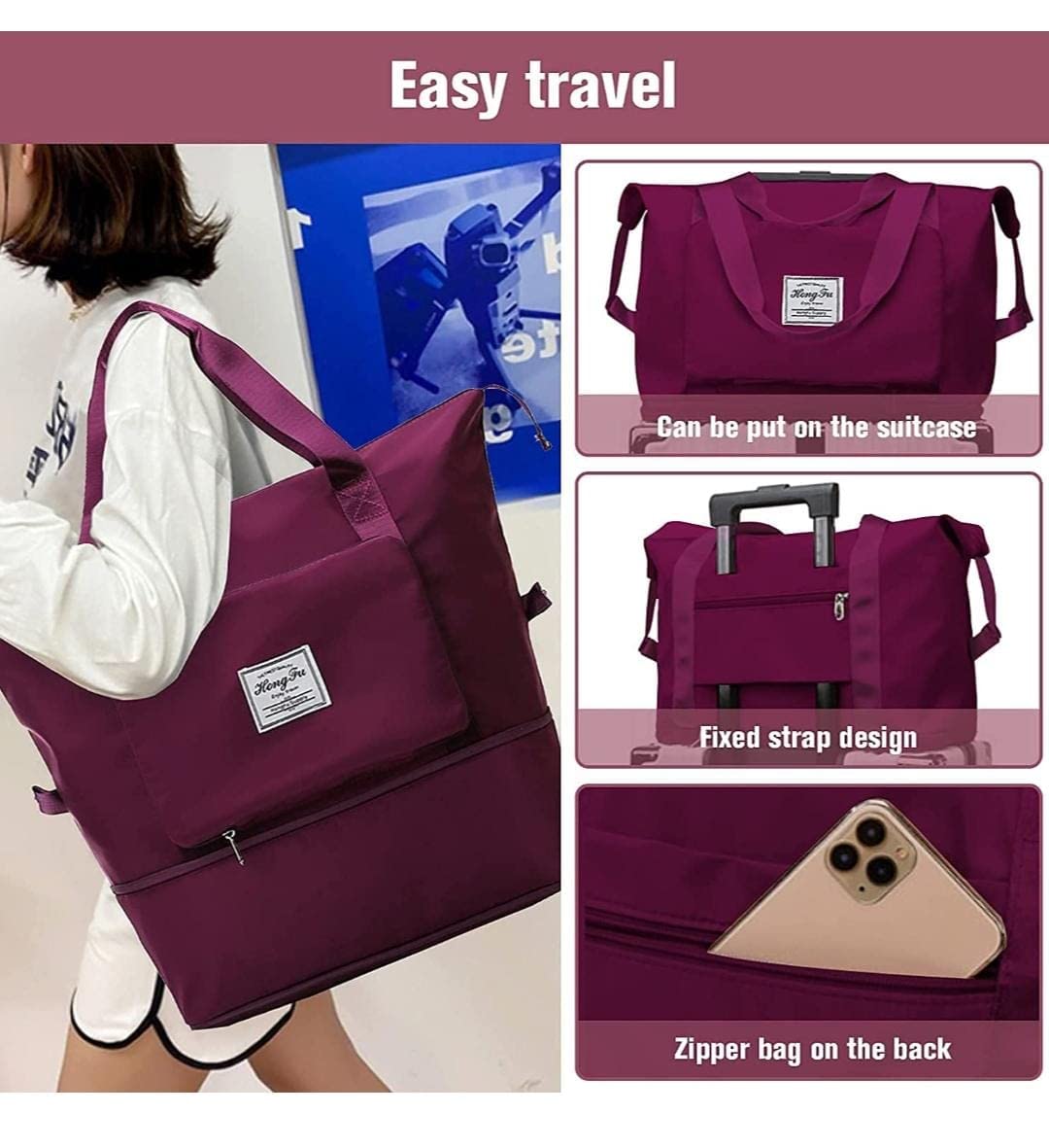 Foldable Travel Duffel Bag