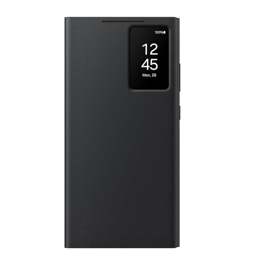 Samsung Galaxy S24 Ultra Smart View Window Flip Wallet Case with Control - Black