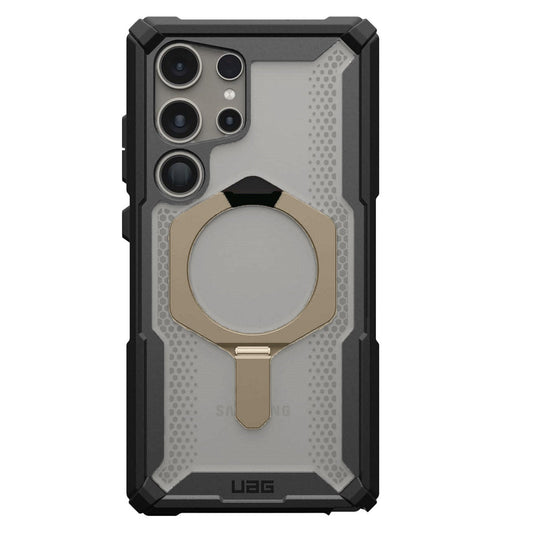 Samsung Galaxy S24 Ultra UAG Plasma XTE with MagSafe & Metal Kickstand - Smoke