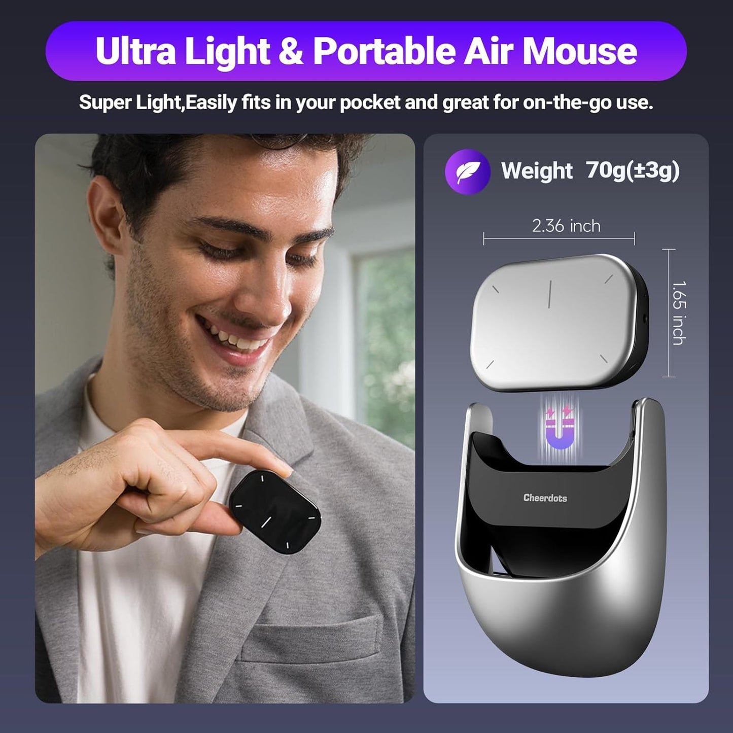 5 in 1 AI-powered Voice Recording Wireless Mouse