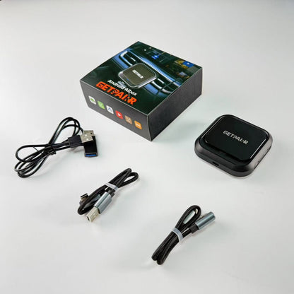 Zedge GetPairr AI Box 2.0 (compatible with all cars ) , Android 13 ,8 Gb ram ,  128 Gb storage, Wireless | Carplay Android Auto 3 in 1