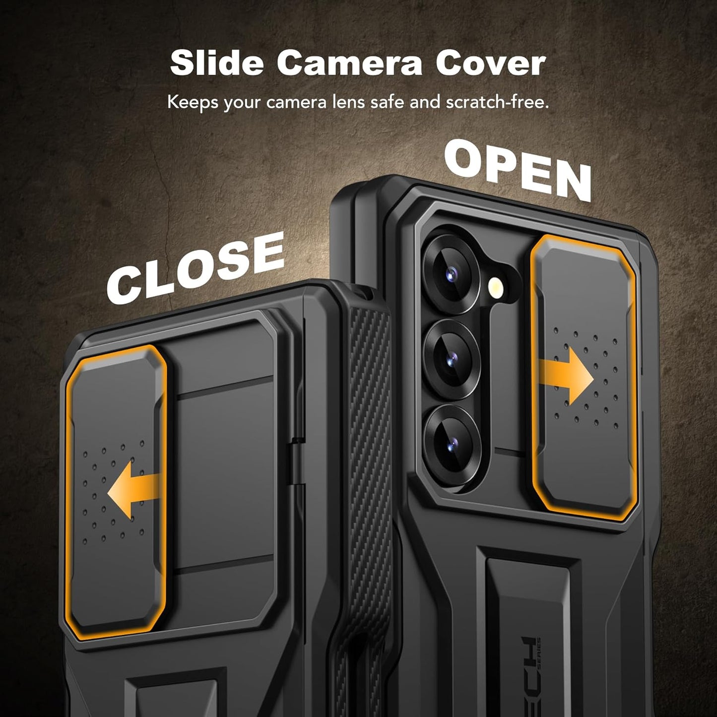 Z Fold Series Case Built-in Stand and Belt Clip