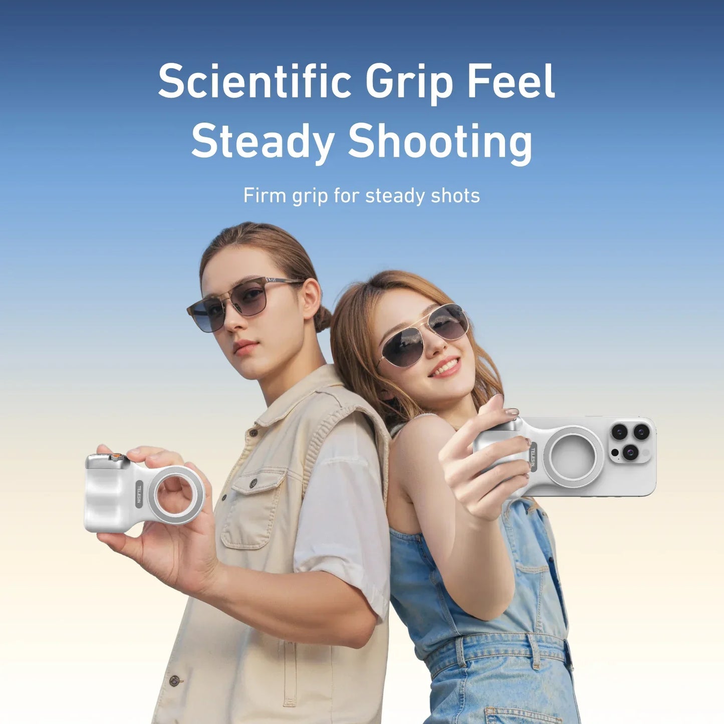 GCC Fun Shot Magnetic Phone Grip | Shooting Aid for Apple, Xiaomi, OnePlus & More