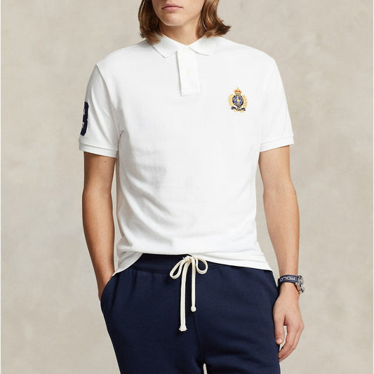 POLO RALPH LAUREN Whimsical Pearl Classic Fit Short Sleeve Piqu������ Polo Shirt