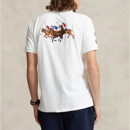 POLO RALPH LAUREN Whimsical Pearl Classic Fit Short Sleeve Piqu������ Polo Shirt