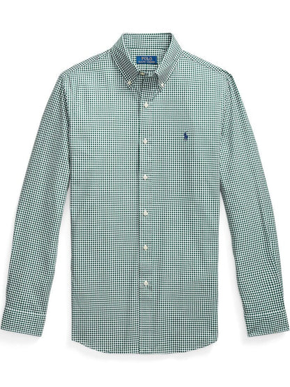 Polo Ralph Lauren Classic Fit Gingham Shirt in Enchanted Forest Green