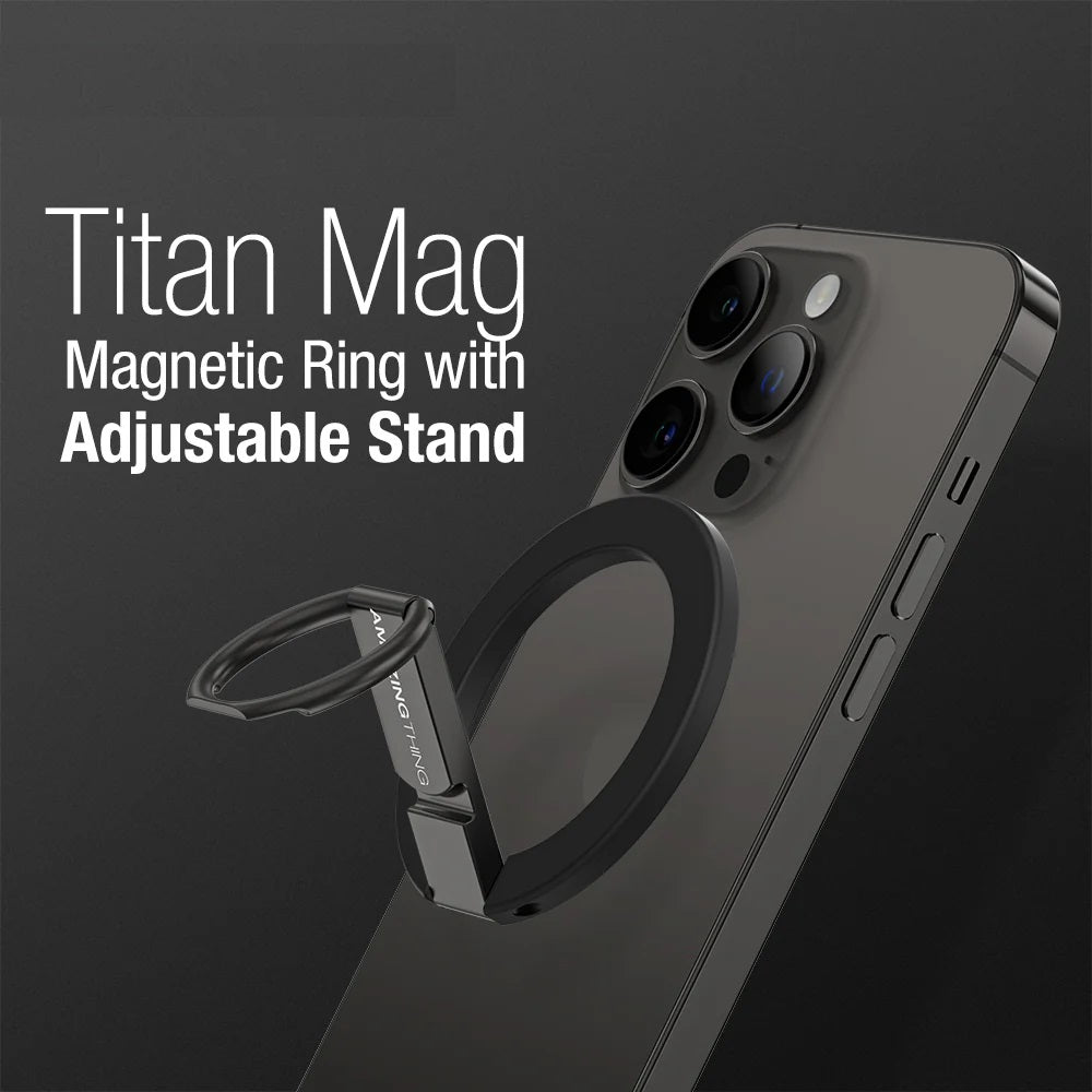 TITAN MAG MAGNETIC GRIP MAGSAFE RING (Black)